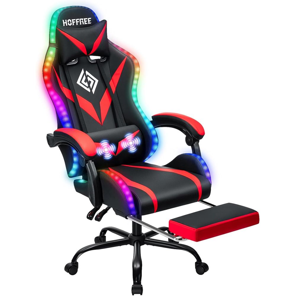Gaming Chair - Ergonomic High-Back Gaming Chair with Massage,