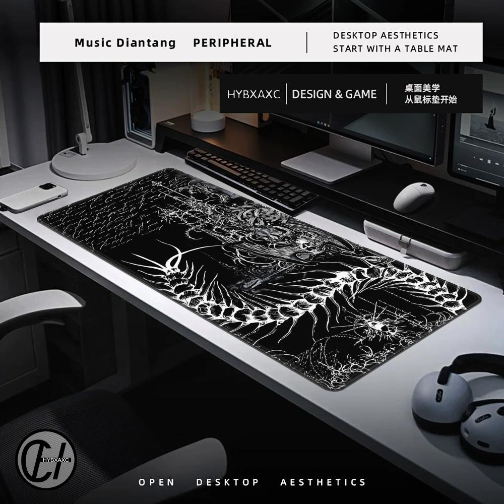 Black White Cybersigilism Desk - đánh giá và giá Pc Gaming White
