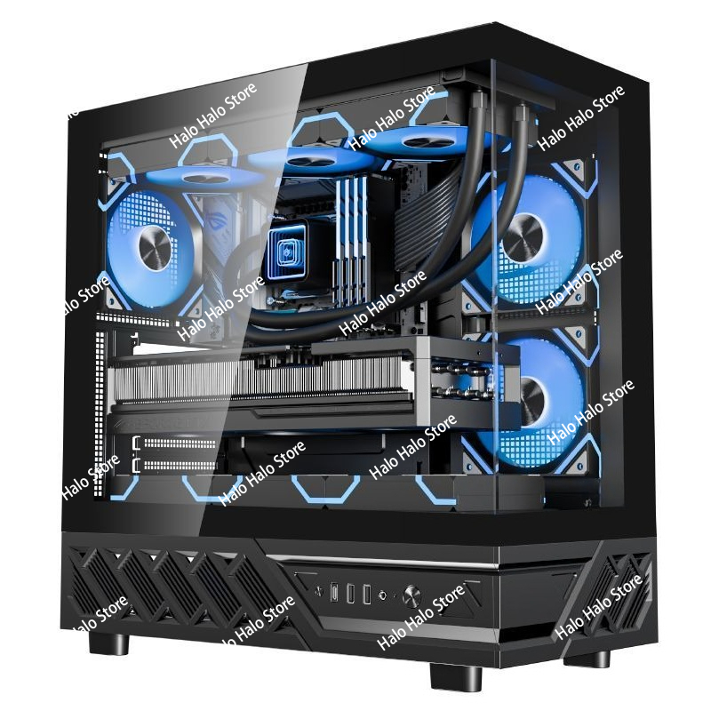 White Seaview ATX PC Case Temp - đánh giá và giá Pc Gaming White
