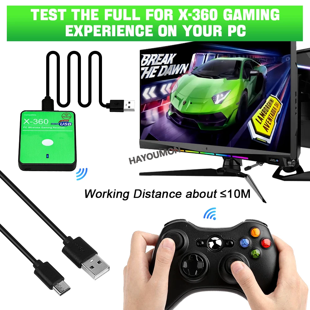Wireless Gaming Receiver USB C - đánh giá và giá Pc Gaming Xbox