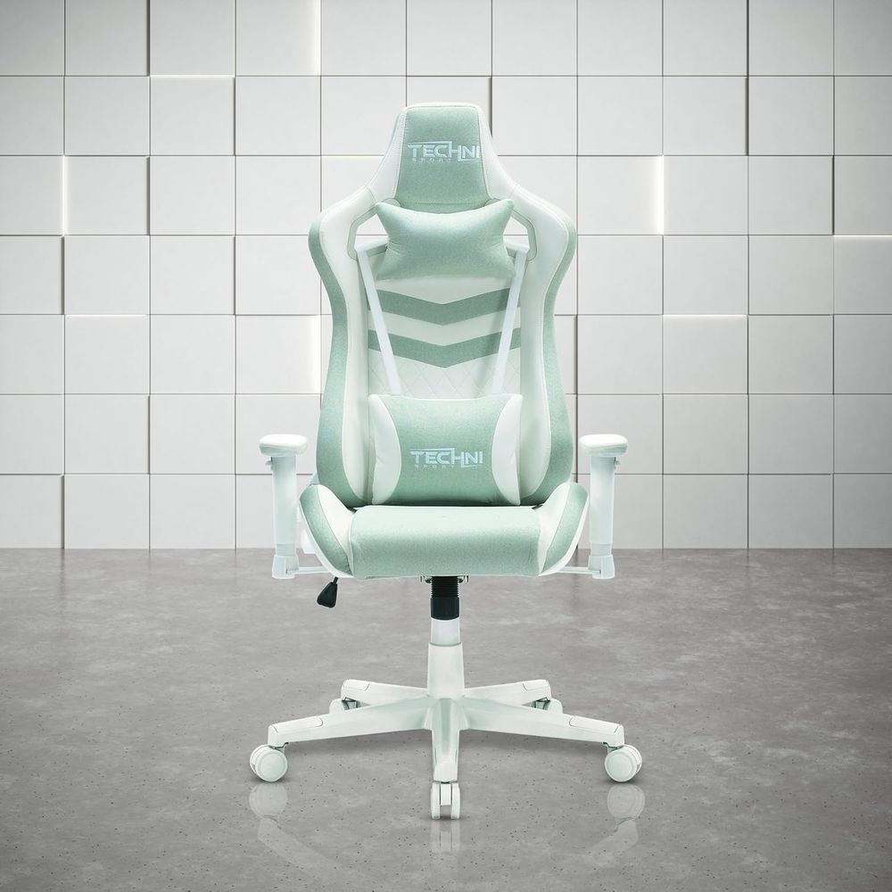 Pastel Green Multi-Layered Fab - đánh giá và giá Gaming Chair