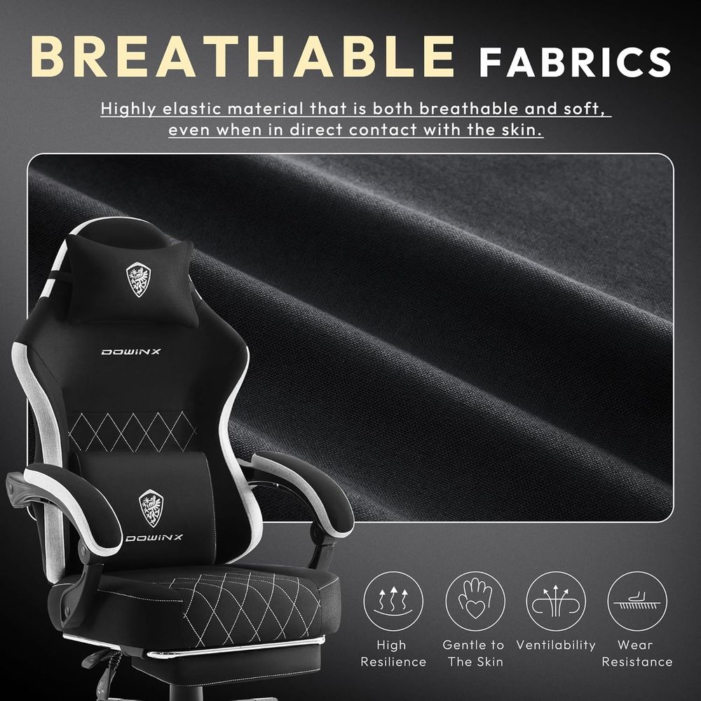 Ergonomic Breathable Fabric Ga - đánh giá và giá Gaming Chair