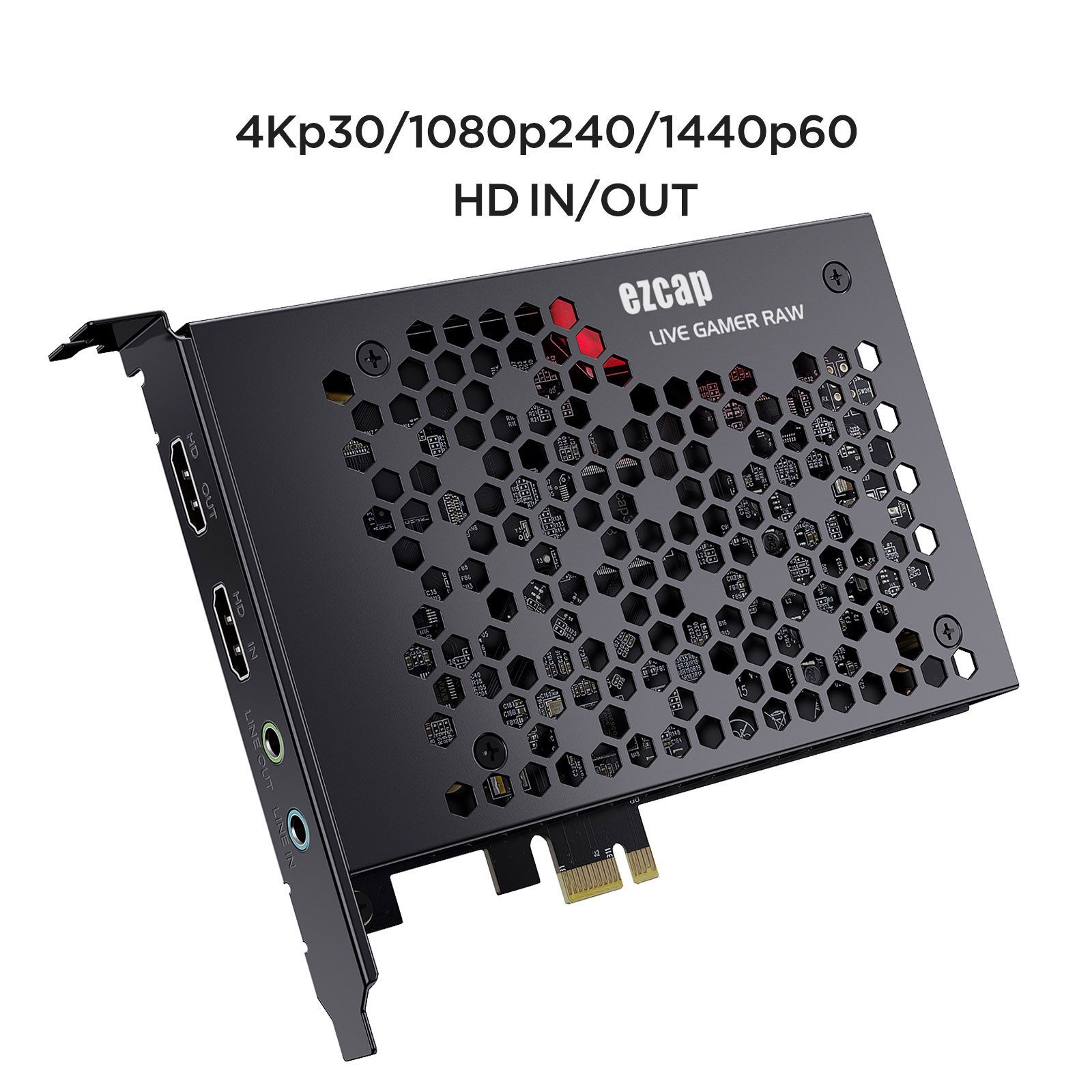 ezcap324B Live Gamer Raw PCIE  - đánh giá và giá Capture Card Hdmi