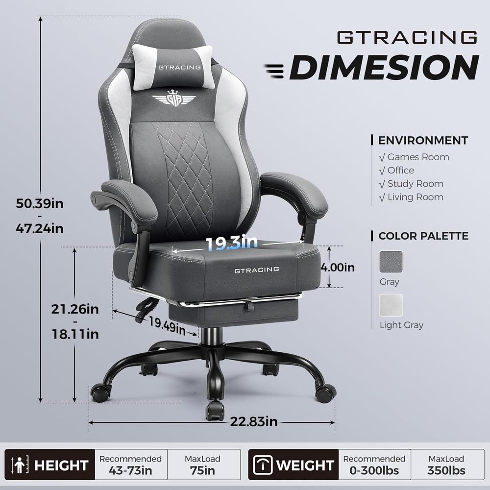 Ergonomic High-Back Gaming Cha - đánh giá và giá Gaming Chair