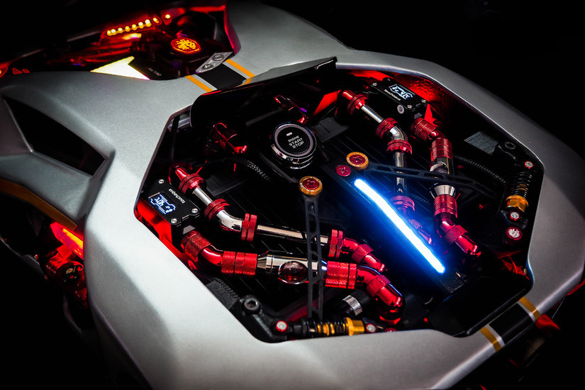Sports car water-cooled comput - đánh giá và giá Pc Gaming Prebuilt