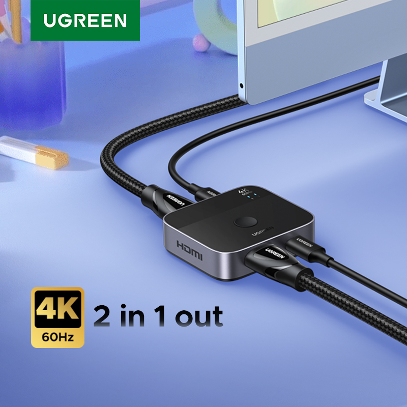 UGREEN HDMI USB C Switch 2 in  - đánh giá và giá Pc Gaming Ps5