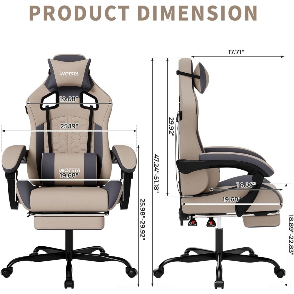 Ergonomic Gaming Chair with Ma - đánh giá và giá Gaming Chair