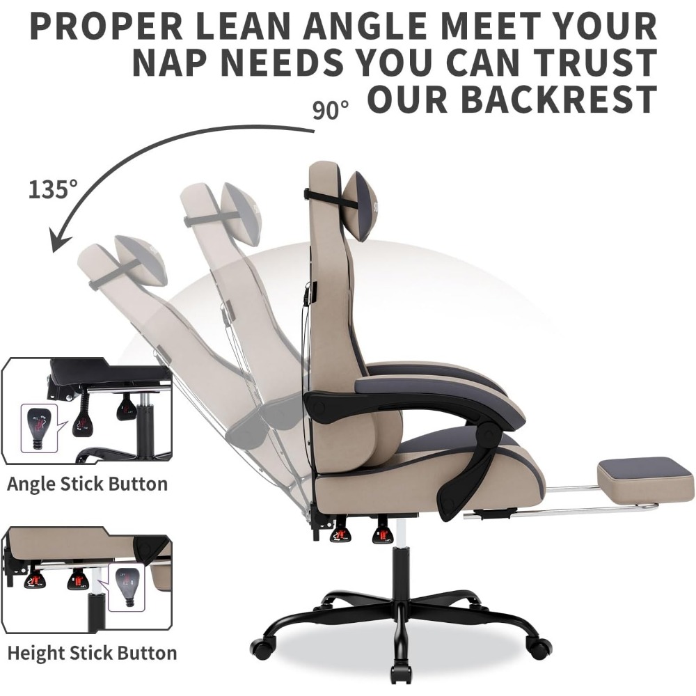Ergonomic Gaming Chair with Ma - đánh giá và giá Gaming Chair