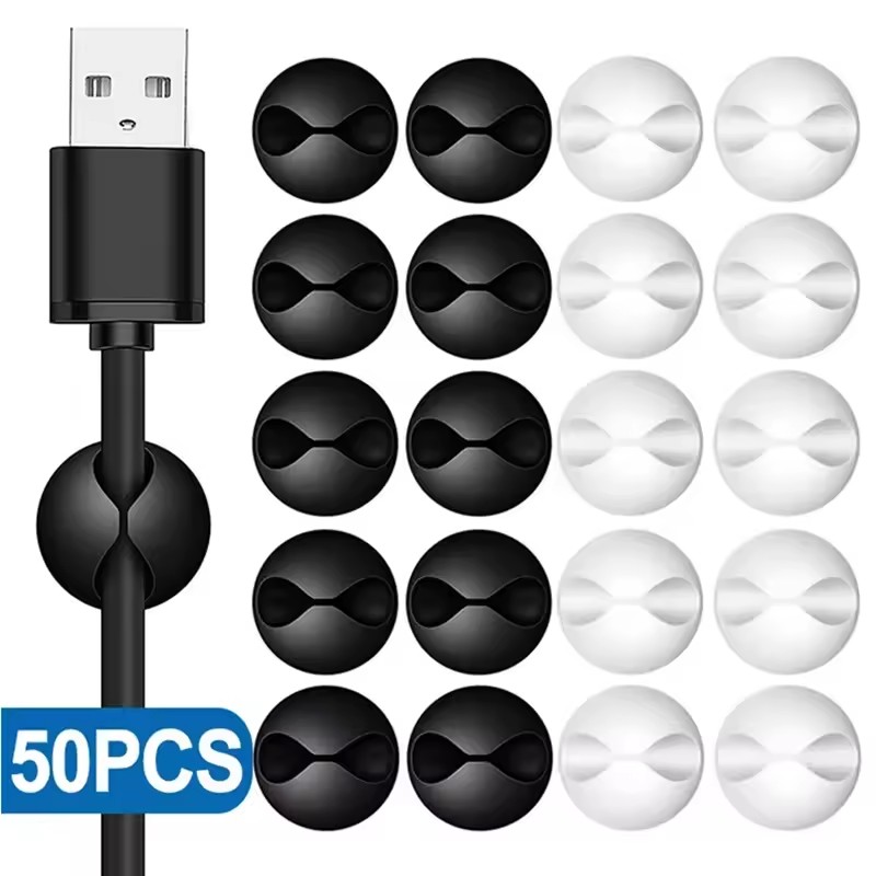 5/50Pcs Desktop Wall Cable Cli - đánh giá và giá Headset Stand